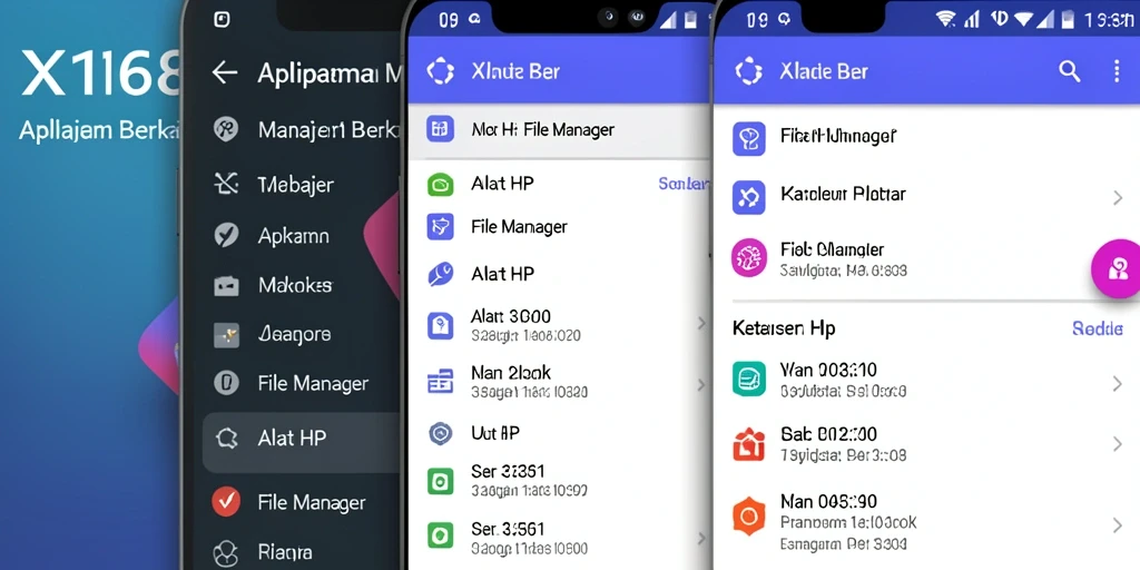 Antarmuka X168 yang intuitif dan mudah digunakan