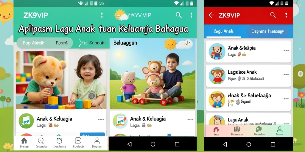 Antarmuka aplikasi ZK9VIP yang menarik untuk anak-anak dan fungsional.